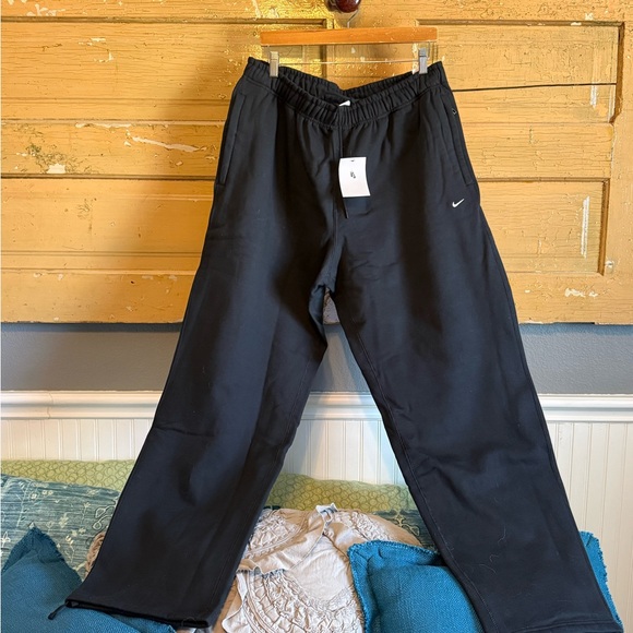 MENS NIKE SOLO SWOOSH FLEECE SWEATPANTS - Picture 5 of 14